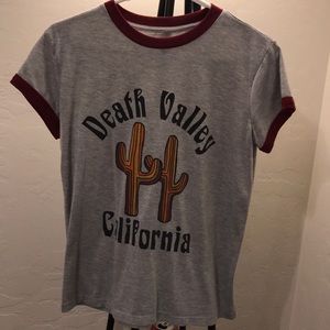 Soft cotton t-shirt with design on front